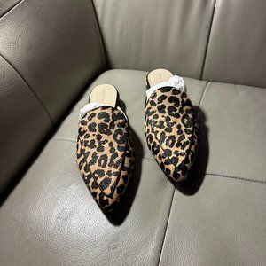 COLE HAAN -- LEOPARD MULES 10B - BRAND NEW